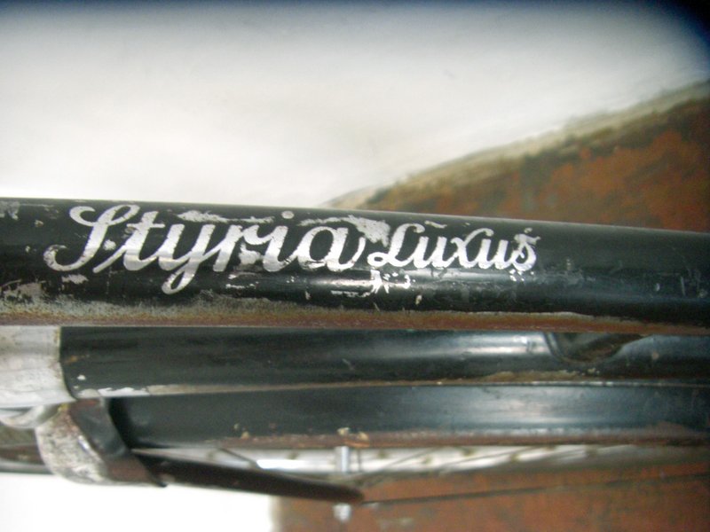 Styria Luxus Damenwaffenrad 1936 Ätzung - Styria Luxus Damenwaffenrad, 1936